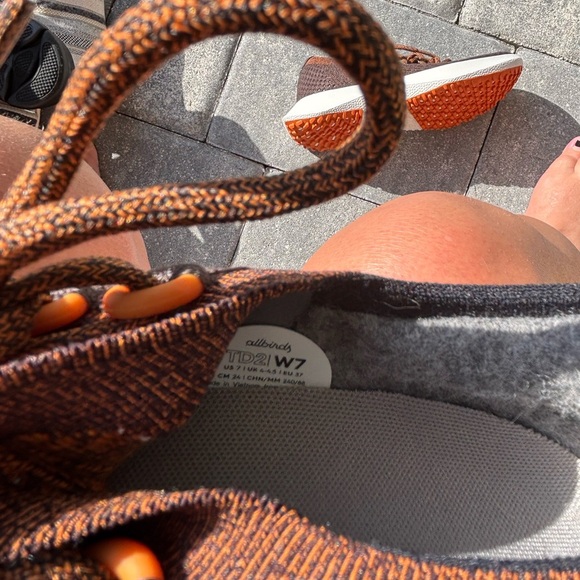 Allbirds Brown and Orange Athletic Shoes - Picture 4 of 7